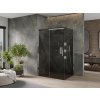MEXEN/S - OMEGA sprchový kout 110x70, grafit, chrom 825-110-070-01-40
