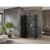 MEXEN/S - OMEGA sprchový kout 140x80, grafit, chrom 825-140-080-01-40