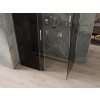 MEXEN/S - OMEGA sprchový kout 140x80, grafit, chrom 825-140-080-01-40