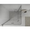 MEXEN/S - LIMA sprchový kout 70x70, transparent, chrom 856-070-070-02-00