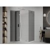 MEXEN/S - Roma sprchový kout 70x90, grafit, chrom + bílá vanička se sifonem 854-070-090-01-40-4010