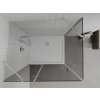 MEXEN/S - Roma sprchový kout 90x80, grafit, chrom + bílá vanička se sifonem 854-090-080-01-40-4010