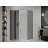 MEXEN/S - Roma sprchový kout 120x70, grafit, chrom + bílá vanička se sifonem 854-120-070-01-40-4010