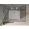 MEXEN/S - Omega sprchový kout 120 x 70, grafit, chrom +vanička se sifonem 825-120-070-01-40-4010