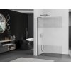 MEXEN/S - Kioto L Sprchová zástěna WALK-IN 70 x 200, transparent/dekor, grafit kartáčovaná 800-070-103-66-35