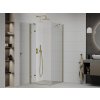 MEXEN/S - Roma sprchový kout 100 x 100, transparent, zlatá - 854-100-100-50-00 854-100-100--50-00