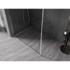 MEXEN/S - Kioto-F Sprchová zástěna WALK-IN s rámem 155 x 202 cm, transparent 8 mm, chrom 800-155-104-01-00