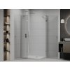 MEXEN/S - Roma Duo sprchový kout 80x70, transparent, chrom +vanička se sifonem 854-080-070-01-02-4010