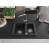 MEXEN/S - Carlos granitový dřez 1.5 včetně baterie Rita, černá 6518-77-670300-00