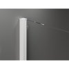 MEXEN/S - Velar Duo čtvercový sprchový kout 90 x 80, transparent, bílá 871-090-080-02-20