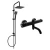MEXEN/S - Tord sprchový sloup včetně sprchové termostatické baterie Kai, černá 77900200-70