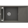 DEANTE - Magnetic antracit metalic - Magnetic Granitový dřez s odkapávačem ZRM_T113  + slevový kód