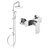 MEXEN/S - Erik sprchový sloup včetně sprchové baterie Alexa, chrom 71240205-00