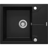 DEANTE - Andante černá - Granitový dřez s odkapávačem ZQN_N11A