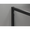 MEXEN/S - Exo sprchový kout, posuvné dveře 155 x 90, transparent, černá 8151-155-090-70-00