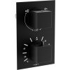 MEXEN - Cube termostatická baterie sprcha/vana 2-output černá 77502-70