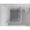MEXEN/S - Exo čtvercový posuvný sprchový kout 100 x 100, transparent, chrom 8111-100-100-01-00