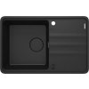 DEANTE - Momi metallic graphite Granitový dřez, 1-bowl with drainer ZKM_G113  + slevový kód