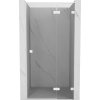 MEXEN/S - Lunar L sprchové dveře křídlové pravé 70, transparent, bílá 834L-070-000-20-00-P