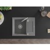 MEXEN/S - Enzo granitový dřez 1 s odkapávačem včetně baterie Telma, 6506-71-670200-00