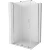 MEXEN/S - Velar sprchový kout, posuvné dveře 100 x 80, dekor, chrom 871-100-080-31-01