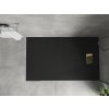 MEXEN/S - Hugo sprchová vanička SMC 150x80, černá, krytka zlatá 42708015-G