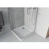 MEXEN/S - Rio Sprchový kout čtvercový 90x90, transparent, chrom + vanička se sifonem 860-090-090-01-00-4010