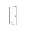 CERSANIT - SET C99 Sprchový kout Larga, levý, 80x90x195, černý, čiré sklo S601-301