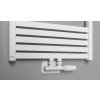 Koupelnový radiátorový set - GRUNT 500x1050mm, připojovací sada, Bílá