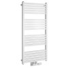 Koupelnový radiátorový set - GRUNT 500x1050mm, připojovací sada, Bílá