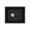 MEXEN - Pedro granitový dřez 1-miska 560x460 mm, černá 6508561000-77