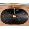 REA - Umyvadlo na desku Royal 60 Black Marble Mat REA-U7478