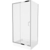 MEXEN/S - Apia Sprchový kout 100x80, transparent, chrom + vanička Rio 840-100-080-01-00-4510