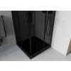 MEXEN/S - Rio sprchový kout 90x90, grafit, černá + vanička se sifonem 860-090-090-70-40-4070B