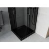 MEXEN/S - Rio sprchový kout 90x90, grafit, černá + vanička se sifonem 860-090-090-70-40-4070B