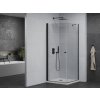 MEXEN/S - Pretoria sprchový kout 70x70, transparent, černá + sprchová vanička včetně sifonu 852-070-070-70-00-4010B