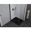 MEXEN/S - Pretoria sprchový kout 90x70, transparent, černá + sprchová vanička včetně sifonu 852-090-070-70-00-4070B