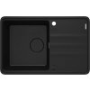 DEANTE - Momi nero Granitový dřez, 1-bowl with drainer ZKM_N113