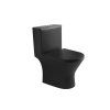 Černé kombi WC BLACK LINE s nádržkou a sedátkem