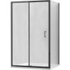 MEXEN/S - APIA sprchový kout 100x90, transparent, černá 840-100-090-70-00
