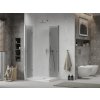 MEXEN/S - Lima Duo sprchový kout 80x70, transparent, chrom +vanička se sifonem 856-080-070-01-02-4010