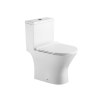 Bílé kombi WC WHITE LINE s nádržkou a sedátkem