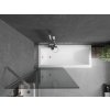 MEXEN/S - Next vanová zástěna FIX 80 x 150, grafit, chrom 895-080-000-00-40-01