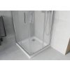 MEXEN/S - Rio Sprchový kout čtvercový 90x90, szron, chrom + vanička se sifonem 860-090-090-01-30-4010
