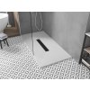 MEXEN/S - Toro obdélníková sprchová vanička SMC 200 x 80, bílá, mřížka černá 43108020-B