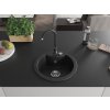 MEXEN/S - Diego granitový dřez 1-miska včetně baterie Telma, černá/stříbrný 6512-73-670200-70