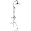 MEXEN/S - KT05 Sprchový sloup s termostatickou baterií, chrom / bílá 771500593-00