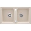 DEANTE - Zorba beige - Granitový dřez, 2 - bowl ZQZ_5203