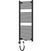 MEXEN/S - Mars radiátor + topná tyč 1200 x 500 mm, 500 W, černá W110-1200-500-6500-70