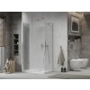 MEXEN/S - Sprchový kout zalamovací Lima 90x100, sklo čiré, chrom + vanička 856-090-100-00-00-4010